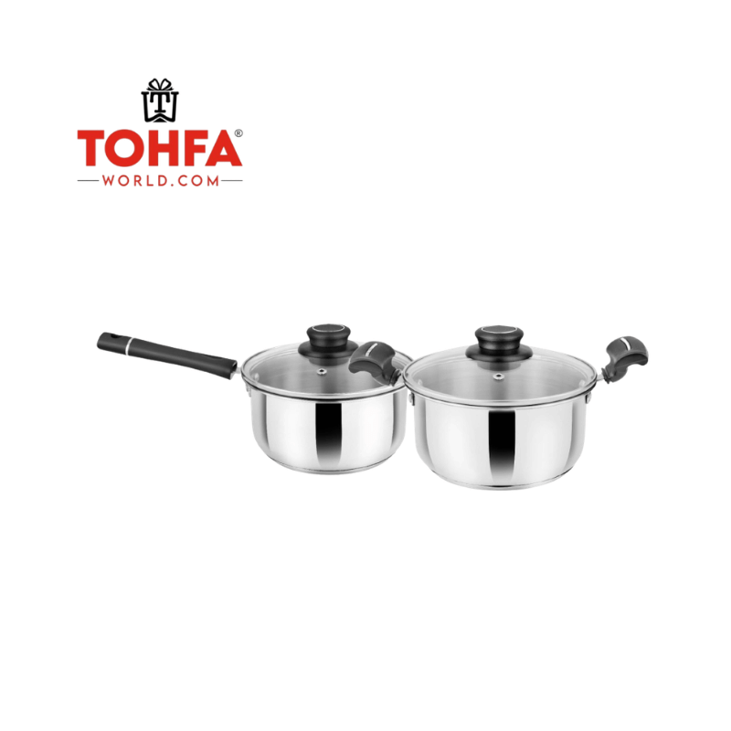 Tohfaworld 18cm Flip-On Cookware Set