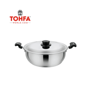 Tohfaworld Fusion+ Kadhai 26cm Steel Lid
