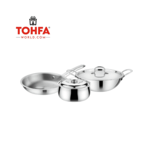Tohfaworld CookEasy Triply Cookware Set