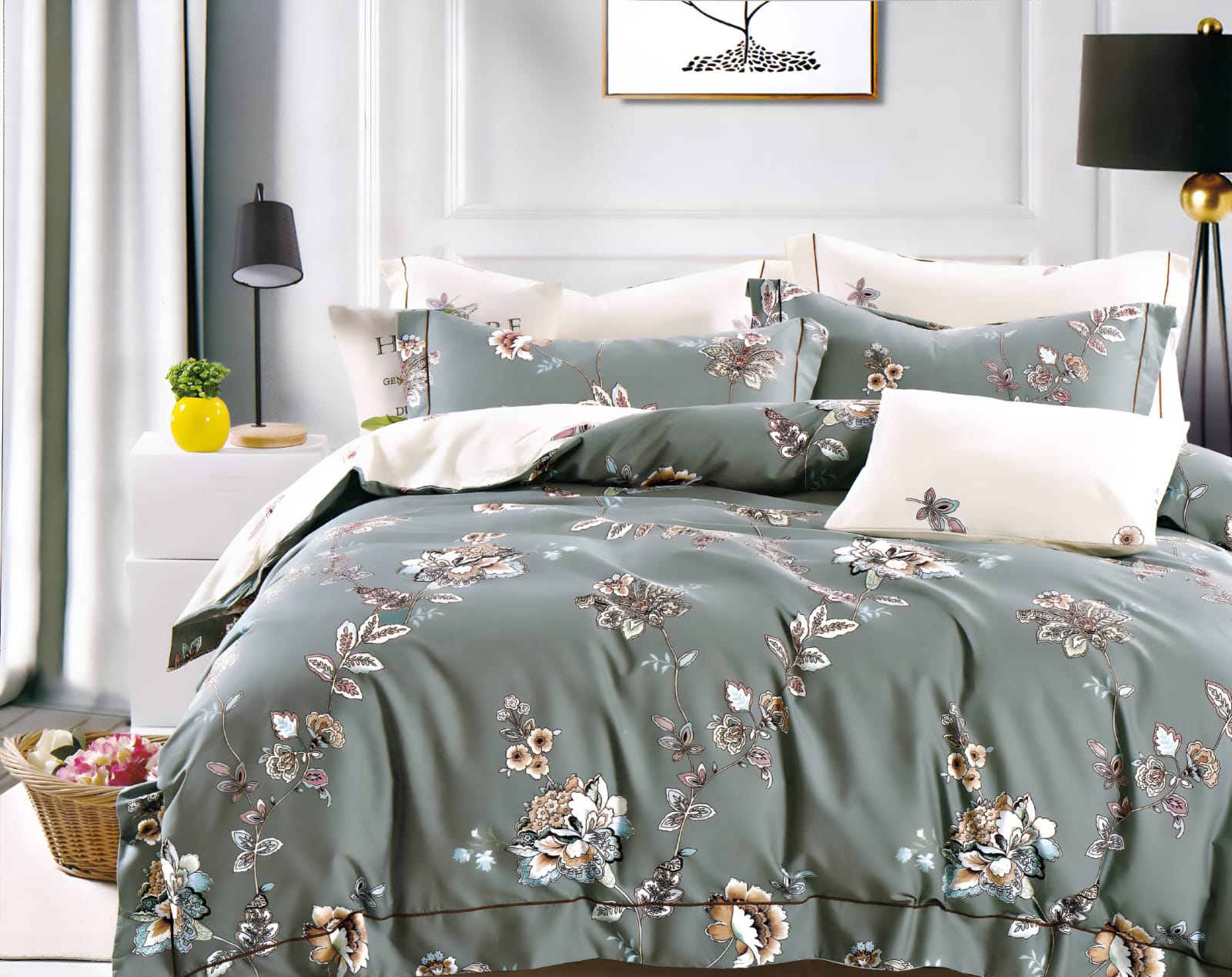 Tohfaworld Matrix 4 Pc Comforter Set